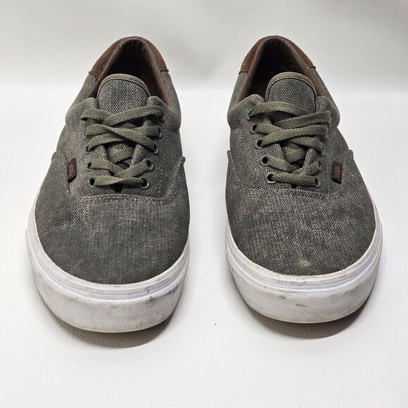 Vans Canvas Sneakers Women’s 13 – Gray Suede Heel Casual Skate Shoes Vietnam - Picture 2 of 8